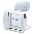 Natico Originals Natico Originals 10-1365 Clock  Folding Alarm  Silver 10-1365